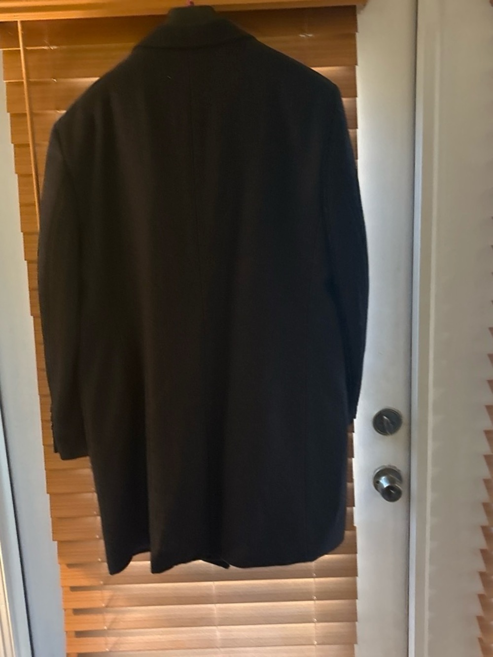 Classic Men's Charcoal Overcoat